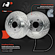 APBRS532 2 Pcs Front Drilled Brake Rotors