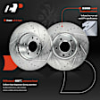APBRS532 2 Pcs Front Drilled Brake Rotors