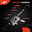 APBWC167 Rear Passenger Drum Brake Wheel Cylinder