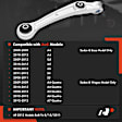 2011 Audi Q5 - Front, Driver Side, Lower, Frontward Control Arm, Production Date Range To 8/15/11, Without ball joint(s)