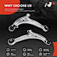 APCA0157 2x Front Lower Control Arm with Ball Joint