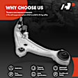 APCA0220 Front Passenger Lower Control Arm with Ball Joint