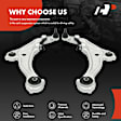 APCA0238 2x Front Lower Control Arm with Ball Joint