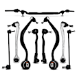 APCA0305 9x Front Lower Control Arms Sway Bar Links Tie Rod End