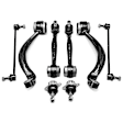 A Set of 8 Control Arm Ball Joint and Sway Bar Link Kit Front Side A-Premium APCA0316