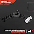 2011 Volkswagen Golf - Front, Lower Control Arm, DIESEL, 4-Door, With Cast Iron Arm Not fit the models With stamped arm, Hatchback, With ball joint(s)
