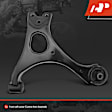 2008 Honda Civic - Front, Driver Side, Lower Control Arm, With ball joint(s)