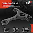 2008 Honda Civic - Front, Driver Side, Lower Control Arm, With ball joint(s)
