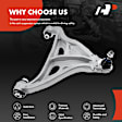 APCA0495 Front Driver Lower Control Arm with Ball Joint