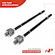 APCA0525 8x Inner & Outer Tie Rod Ends & Front Ball Joints