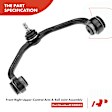 APCA0554 8x Front Control Arm with Ball Joint Sway Bar Link Tie Rod End