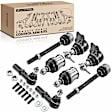 APCA0564 8x Front Inner & Outer Tie Rod Ends Ball Joints