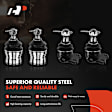 APCA0564 8x Front Inner & Outer Tie Rod Ends Ball Joints