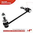 APCA0571 8x Front Control Arm with Ball Joint Sway Bar Tie Rod End
