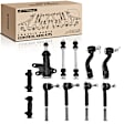APCA0573 11x Front Idler Arm with Bracket & Stabilizer Bar Link Tie Rod End
