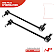 APCA0584 10x Front & Rear Stabilizer Bar Link & Ball Joint Tie Rod End