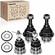 APCA0594 4x Front Lower & Upper Ball Joint