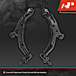 APCA0596 2x Front Lower Control Arm with Ball Joint