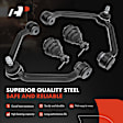 APCA0601 4x Front Control Arm & Ball Joint Assembly