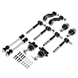 APCA0633 12x Front Control Arm & Bar End Link & Tie Rod End & Ball Joint