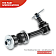 APCA0728 4x Front Stabilizer Bar Link Tie Rod End