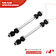 APCA0732 11x Front Sway Bar Link Tie Rod End & Ball Joint