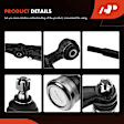 APCA0737 4x Front Lower Control Arms & Ball Joints