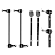 APCA0783 6x Front Inner & Outer Tie Rod Ends & Sway Bar End Links