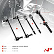 APCA0783 6x Front Inner & Outer Tie Rod Ends & Sway Bar End Links