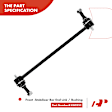 APCA0783 6x Front Inner & Outer Tie Rod Ends & Sway Bar End Links