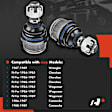 APCA0787 2x Front Lower Ball Joint