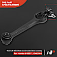 APCA0793 4x Front Control Arm with Ball Joint Outer Tie Rod End