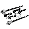 APCA0813 6x Front Stabilizer Bar Link & Tie Rod End Kit
