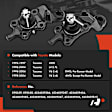 APCA0821 2x Front Lower Ball Joints Assembly