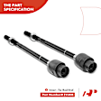 APCA0855 6x Front Stabilizer Bar End Link with Ball Joint Tie Rod End