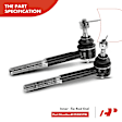 APCA0866 11x Inner & Outer Tie Rod End Ball Joint Drag Link