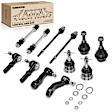 APCA0878 12x Inner & Outer Tie Rod End & Ball Joint & Idler Arm