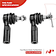 APCA0880 6x Front Control Arm & Inner & Outer Tie Rod Ends