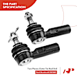 APCA0880 6x Front Control Arm & Inner & Outer Tie Rod Ends