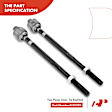 APCA0910 6x Inner & Outer Tie Rod End & Ball Joint