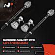 APCA0928 8x Front Sway Bar Links Tie Rod End Ball Joint Kit