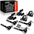 APCA0930 8x Inner & Outer Tie Rod End Link with Front Ball Joint Kit