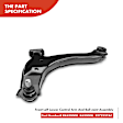 APCA0937 6x Front Control Arm with Ball Joint Tie Rod End