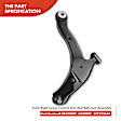 APCA0937 6x Front Control Arm with Ball Joint Tie Rod End