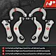 APCA10027 6 Pcs Front Lower & Upper Control Arm and Ball Joint Kit