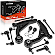 APCA10038 10 Pcs Control Arm Tie Rod Sway Bar Ball Joint