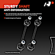 APCA10152 2 Pcs Suspension Stabilizer Sway Bar Link