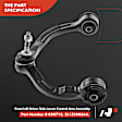 APCA1024 6x Front Control Arm with Ball Joint & Tie Rod End