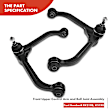 APCA1056 4x Front Upper Control Arm Assembly and Tie Rod End