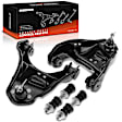 APCA1079 4x Front Upper Control Arm with Sway Bar Link & Ball Joint Assembly